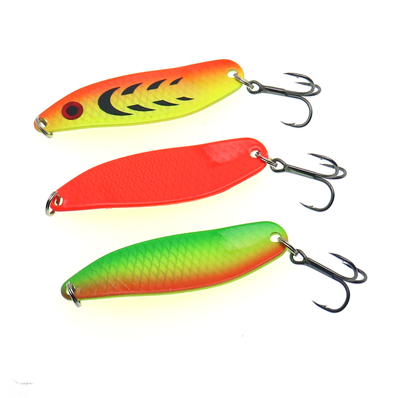 Fishing Lure Metal Spoons Hard – обзор и цена Fishing Hook Treble