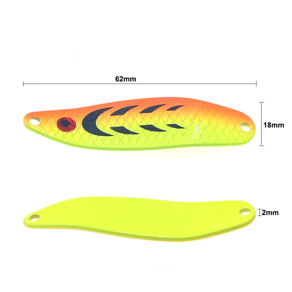 Fishing Lure Metal Spoons Hard – обзор и цена Fishing Hook Treble