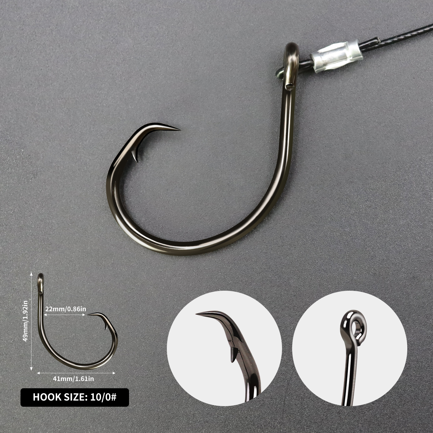 ZYZHE 1pc Sea Fishing Rigs Wit – обзор и цена Fishing Hook Circle