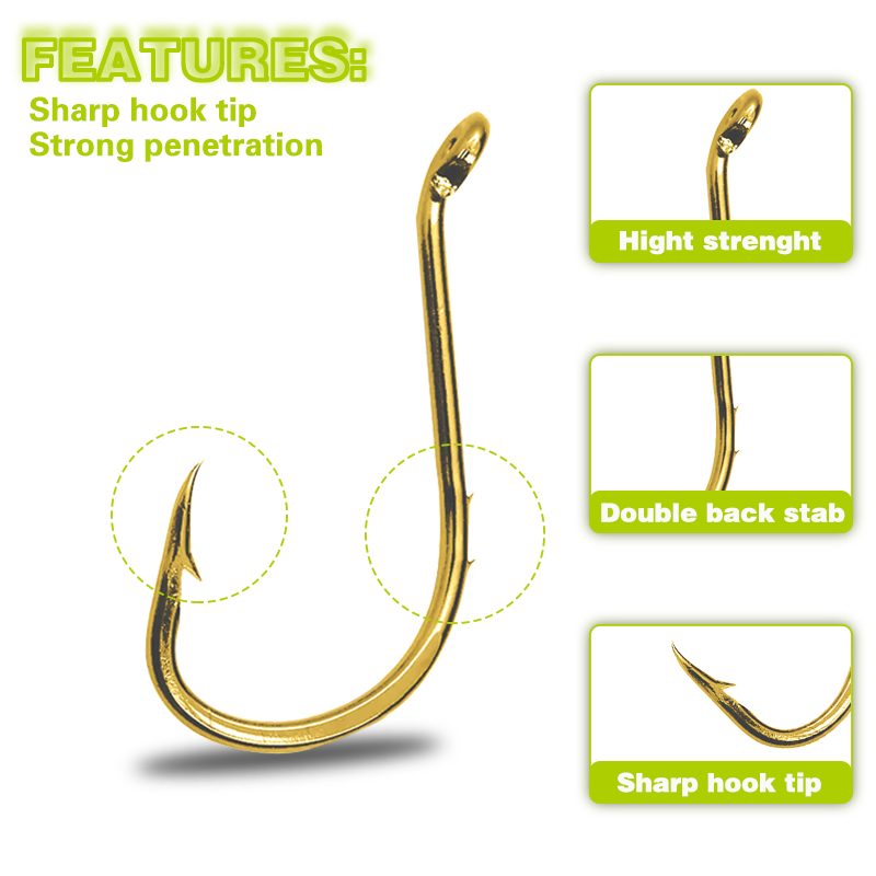 50pcs Fishing Octopus Hooks, S – обзор и цена Fishing Hook Circle